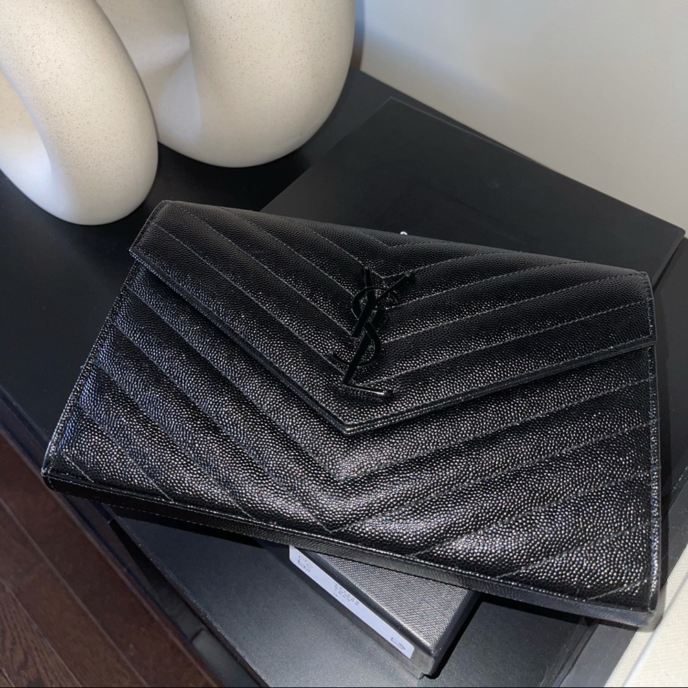 YSL clutch w/ chain